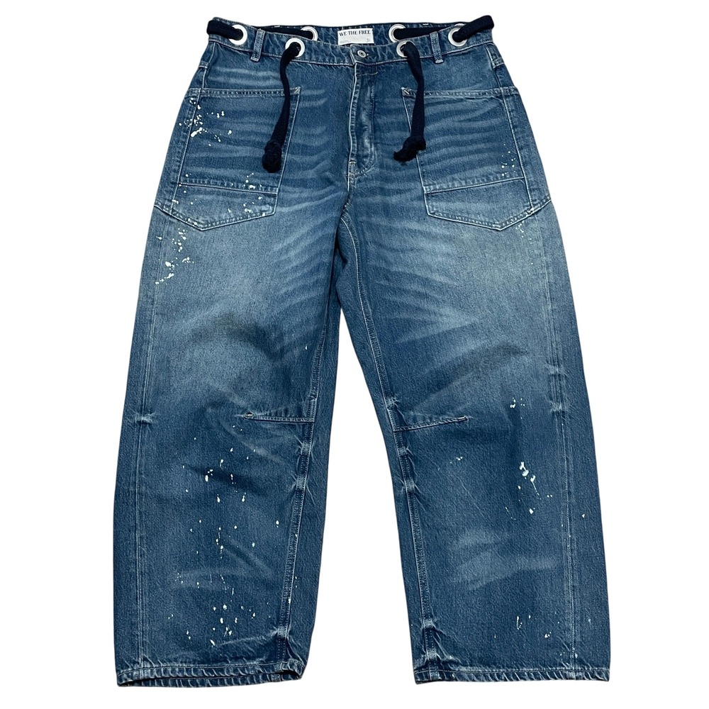 We The Free Blue Flare & Wide Leg Jeans